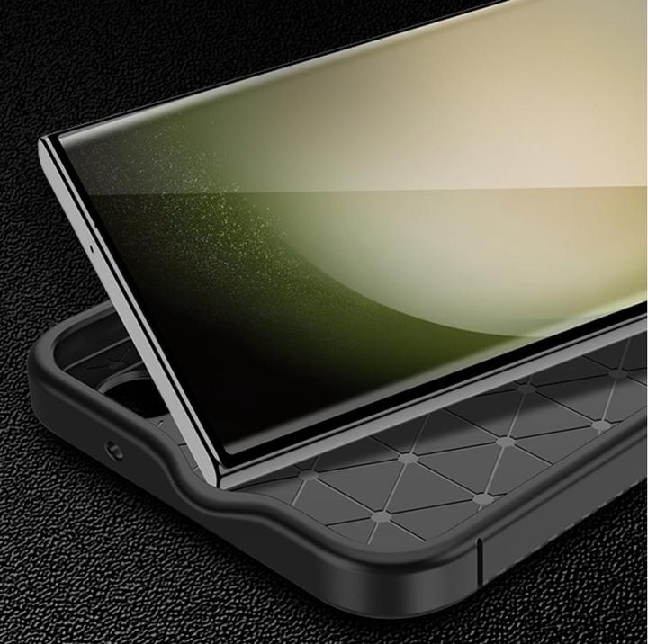 Image du produit Screenguard Étui de conception en carbone (Samsung Galaxy S24 Ultra)