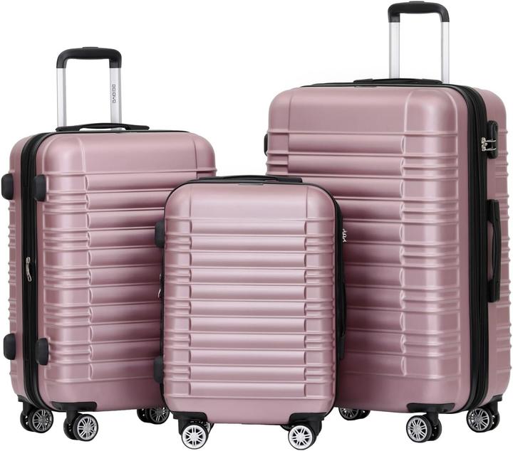 Image du produit Beibye Hartschalen-Kofferset mit Zwillingsrollen (Bagage à main (jusqu'à 50l), M (50 - 90l), L (90 - 115l))