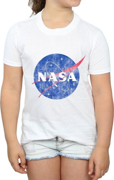 Immagine prodotto Nasa Classic Insignia Logo Distressed Maglietta Ragazze (116)