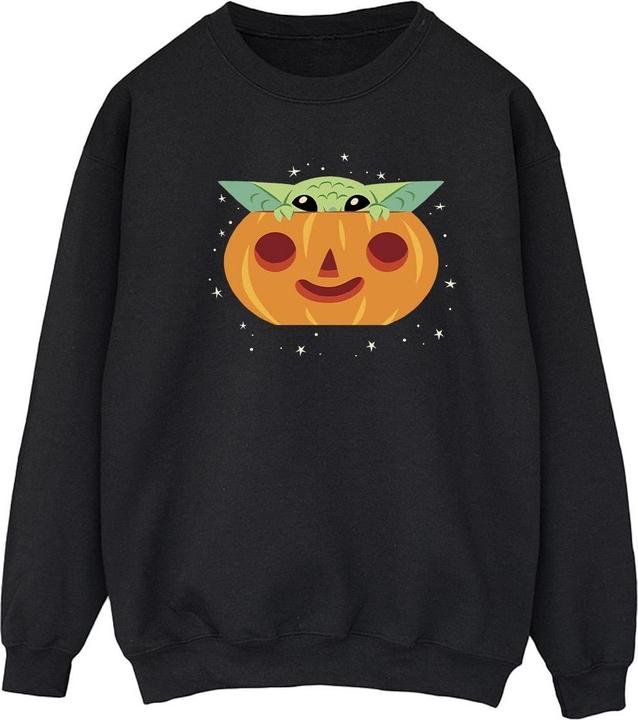 Star Wars The Mandalorian Grogu Pumpkin Sweatshirt (S)