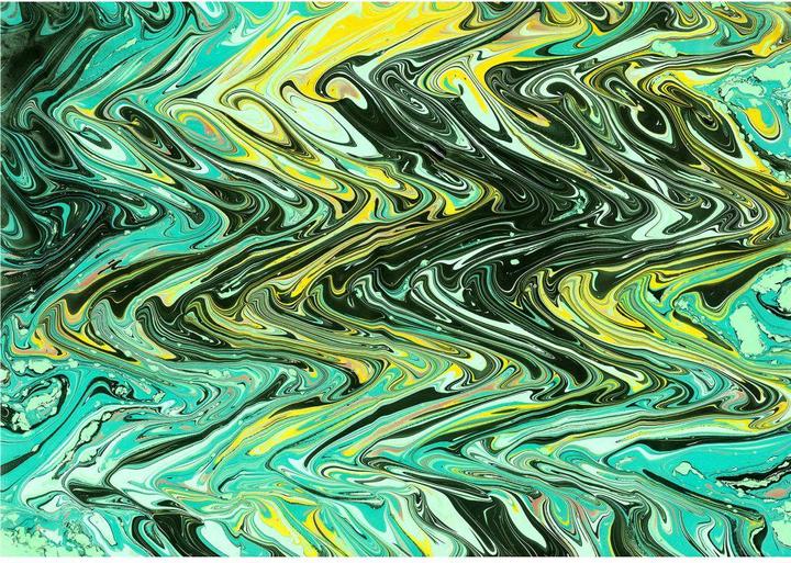 Produktbild Trenddeko Farbwellen (100 x 70 cm)
