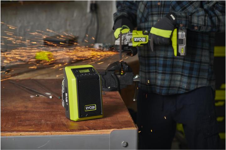 Actual product image Ryobi RRDAB18-0 18 V ONE+ cordless Bluetooth radio, DAB/DAB+ Fun (FM, AM, DAB, Bluetooth)