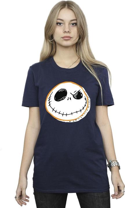Immagine prodotto Disney The Nightmare Before Christmas Jack Face Maglietta Ampia Donna (XXL)