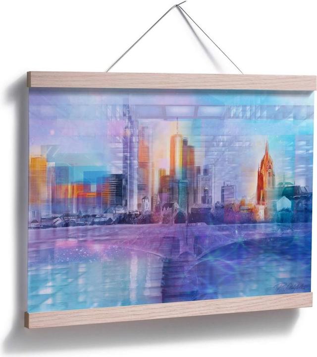 Actual product image Trenddeko Frankfurt am Main colored (50 x 40 cm)