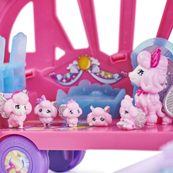 Actual product image Hatchimals Rainbowcation Camper, camper van playset with 6 CollEGGtibles figures and accessories