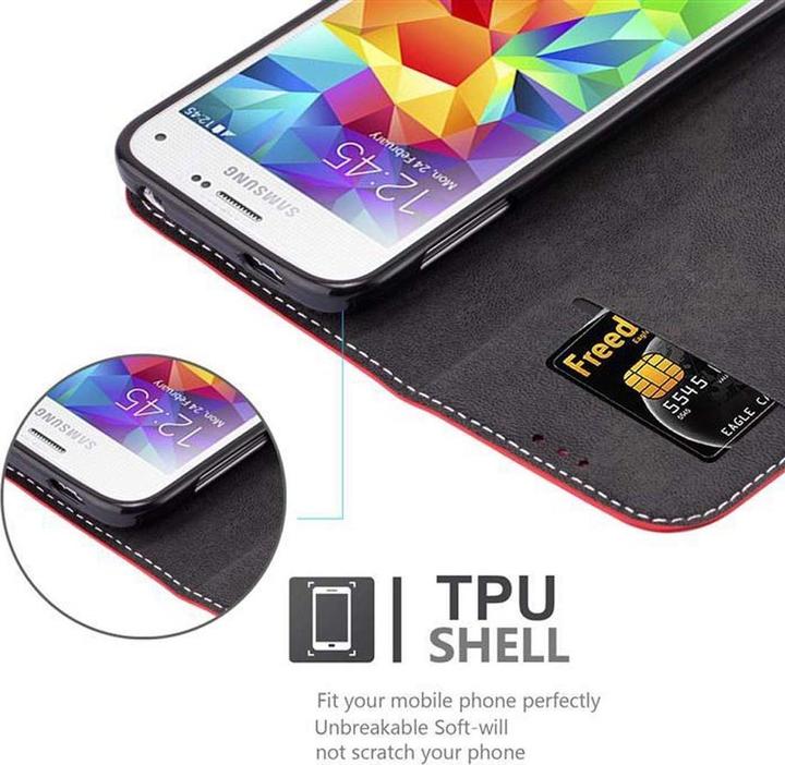 Produktbild Cadorabo Book X-Wallet Cover (Samsung Galaxy S5, Samsung Galaxy S5 Neo)