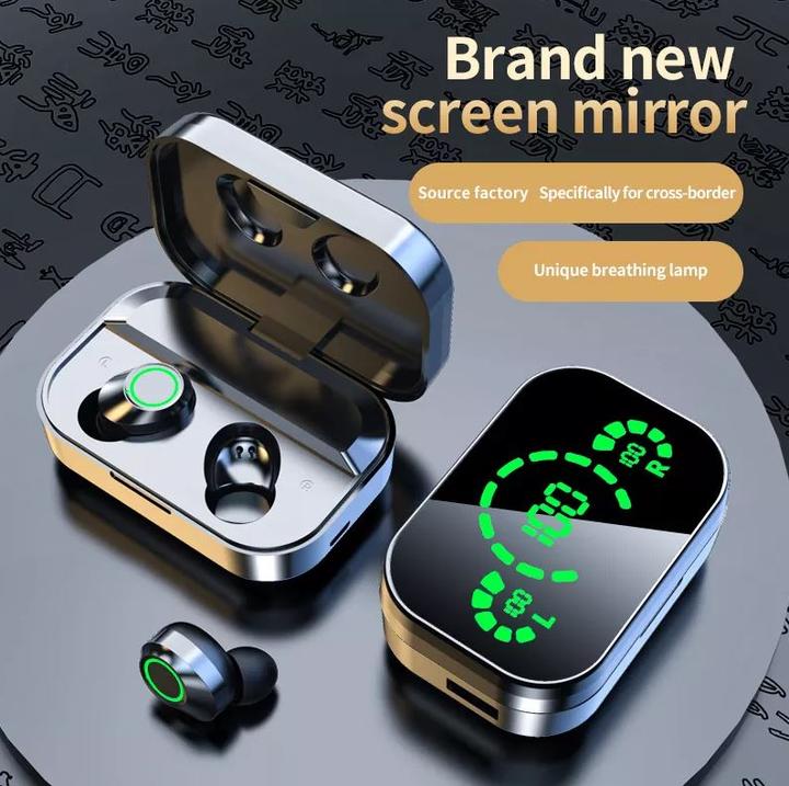 Immagine prodotto PhoneLook Ecouteurs sans fil Bluetooth In-Ear YD03 BT 5.3 Hifi stéréo LED avec étui de chargement (20 h, Senza fili)
