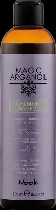 Nook Magic Arganoil Ritual Blonde Shampoo 250ml (250 ml, Flüssiges Shampoo)