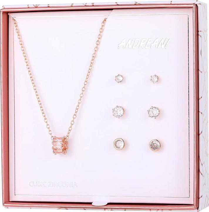 Produktbild Andreani Armband mit echtem Amazonite (80 cm, Steine, Nude, Glas, Braun, Metall)