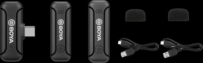Image du produit Boya microphone sans fil BY-WM3T2-U2 V2.0 USB-C