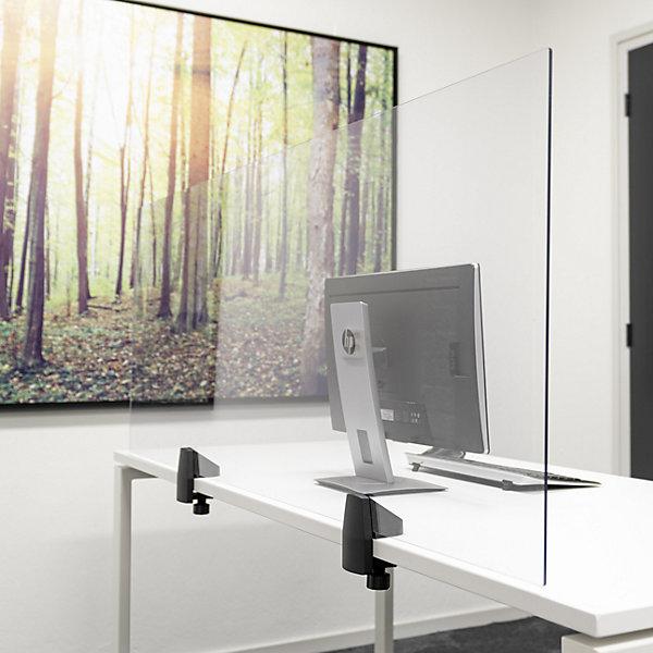 Actual product image smiT Desk partition for an individual workplace, acrylic glass and polystyrene