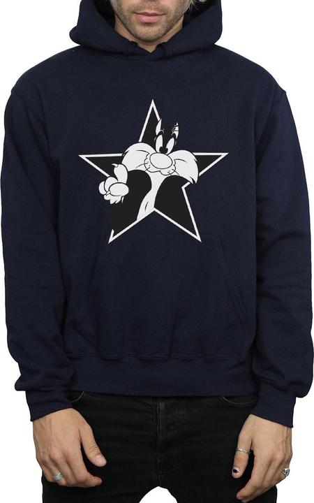 Produktbild Looney Tunes Sylvester Mono Star Kapuzenpullover (XL)