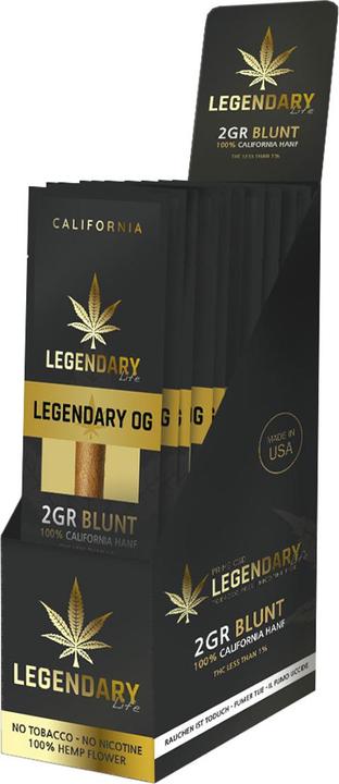 Actual product image Legendary Premium CBD Blunt 2g (4.93 g, Outdoor)