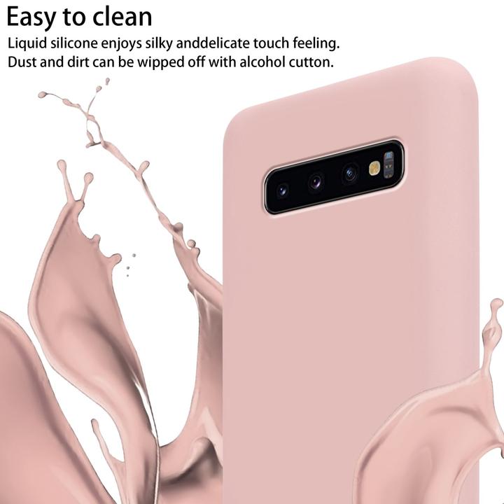 Actual product image Cadorabo TPU Cover Mobile Phone Chain Liquid (Samsung Galaxy S10+)