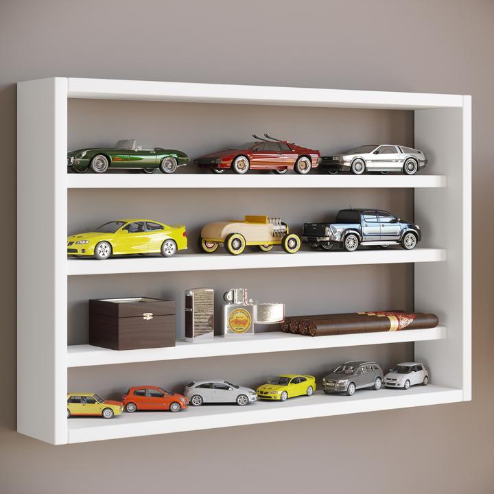 Actual product image VCM Wooden Wall Shelf Wall Display Case Shelf Osado M (60 x 10 x 40 cm)