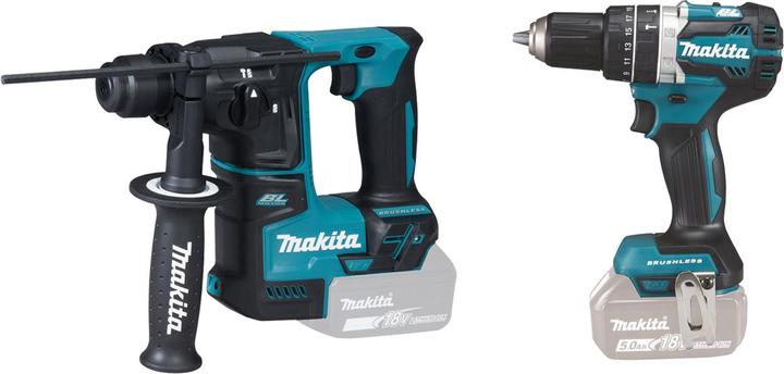 Actual product image Makita DLX2278 (Rechargeable battery operated)