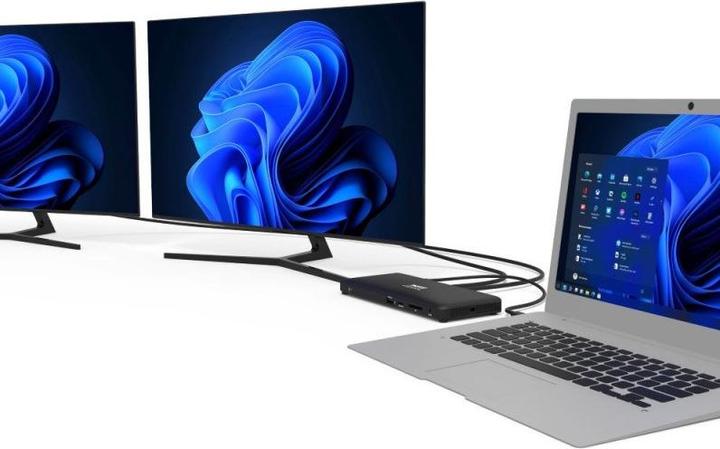 Image du produit Port Designs Port DOCKING TYPE C OFFICE 2 X 4K - UK (11 Ports)
