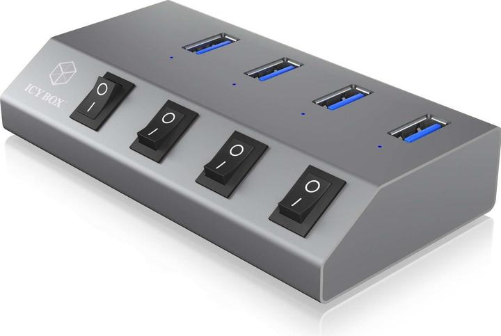 Produktbild Icy Box 4 IB-HUB1405C Hub USB 3.0 (USB-B, 4 Ports)