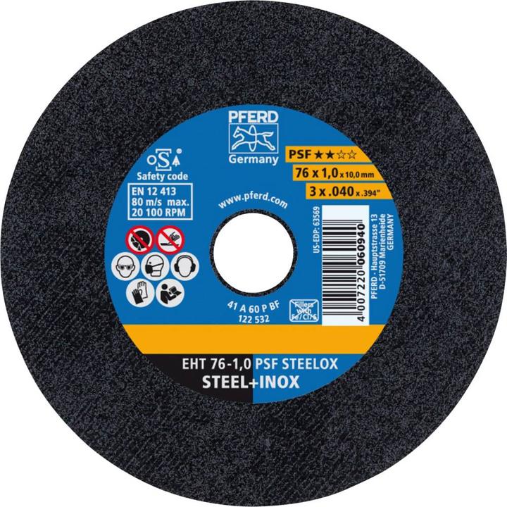 Productafbeelding Pferd Snijschijf EHT 10 PSF STEELOX/100