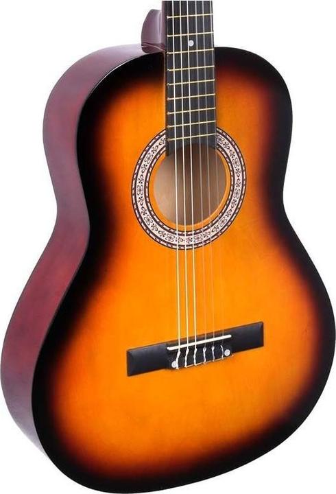Image du produit NN BD 36 - Gitara klasyczna 3/4 do nauki dla dzieci SUNBURST (Guitare classique, Bois de tilleul, Meranti)