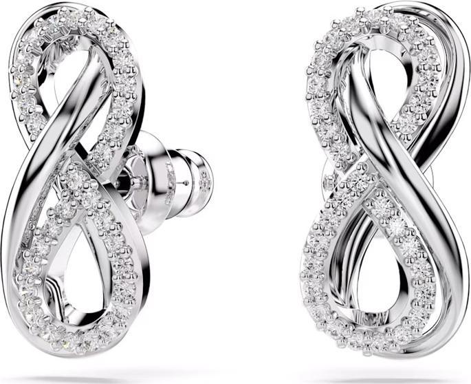 Actual product image Swarovski Hyperbola ear studs infinity white (Metal)