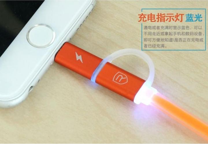 Produktbild Remax Aurora Dualport Lightning & MicroUSB Flachband Kabel (USB 3.2 Gen 1)