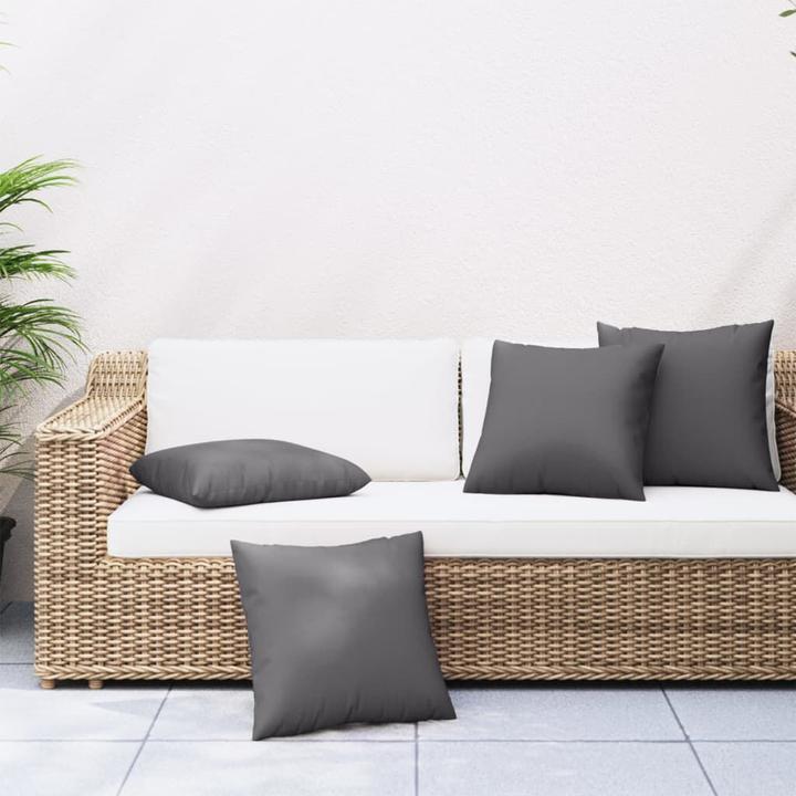 Image du produit VidaXL Ensemble salon de jardin 10 pièces avec coussins (60 x 60 cm)