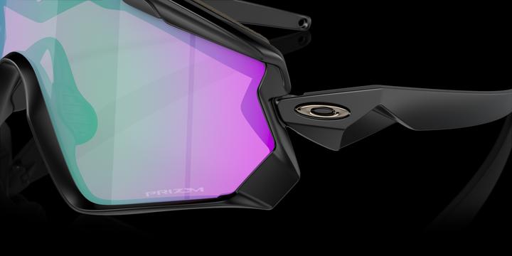 Produktbild Oakley Wind Jacket 2.0 (Matte Black, Prizm road jade)