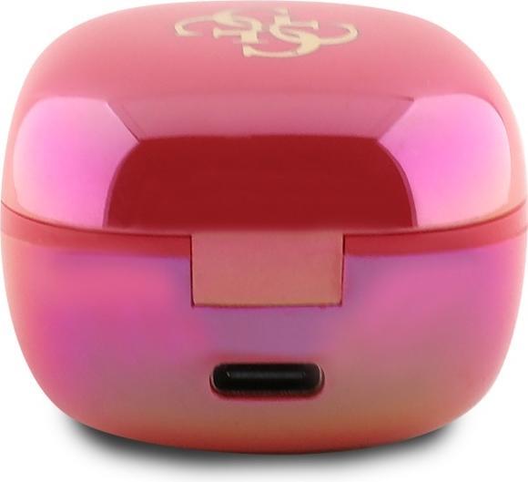 Immagine prodotto Guess 4G Logo Mini TWS Cuffie senza fili Bluetooth - Rosa (ANC, 24 h, Senza fili)