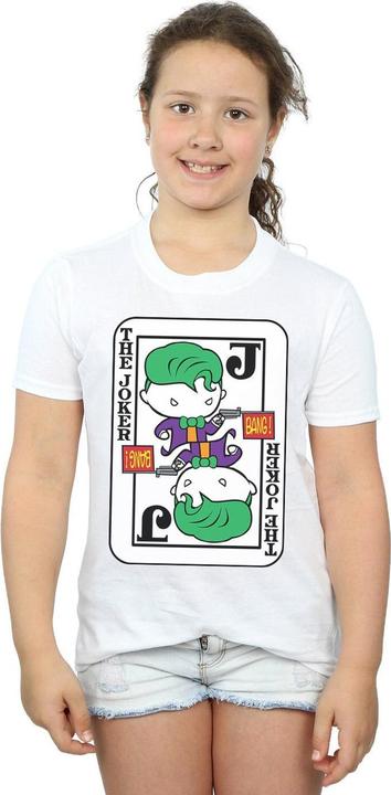 Produktbild Chibi Joker Playing Card TShirt Mädchen (140, 146)