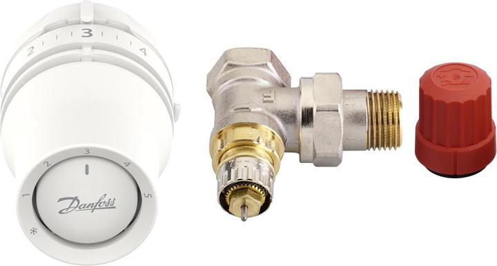 Danfoss Thermostatic head and valve Ra-N. Dn15