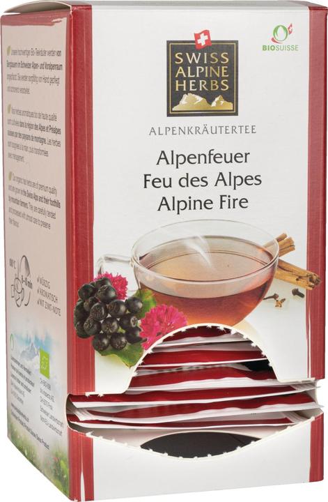 Image du produit Swiss Alpine Herbs Thé bio Alpenfeuer (24 g)