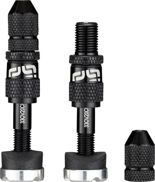 Produktbild e*13 Quick Fill Tubeless Schrader Ventile, 23-31mm Felgentiefe, 2 Stk., black