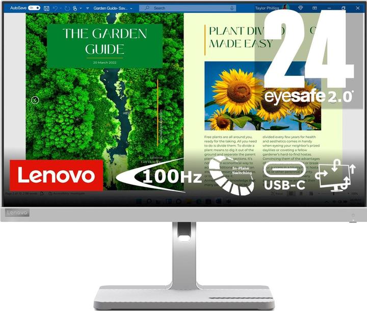 Actual product image Lenovo L24m-40 (1920 x 1080 pixels, 23.80")