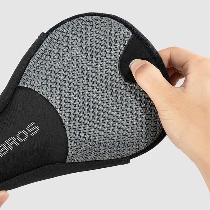 Actual product image Rockbros Cover Bicycle Seat Cushion Size L - Black