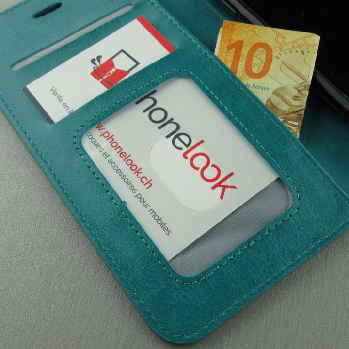 Produktbild PhoneLook Hülle Premium Flip Türkis (Apple iPhone 15 Pro Max)