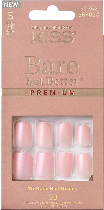 Produktbild KISS Nails - Ks Bare-but-better Premium Nails - Spicy (Kunstnägel, Rosa)
