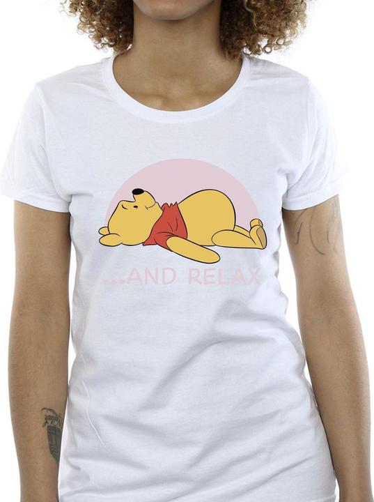 Actual product image Disney Womens/Ladies Winnie The Pooh Relax Cotton T-Shirt (XXL)
