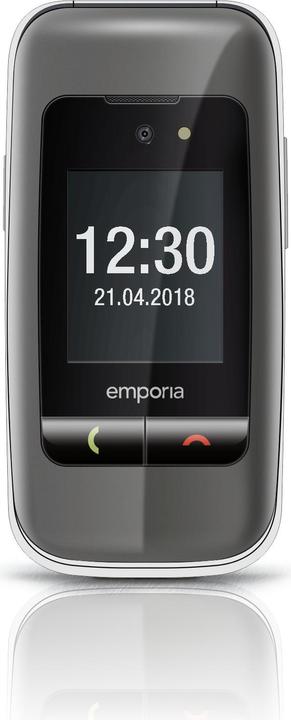 Image du produit Emporia ONE (V200i), téléphone portable à grosses touches et à clapet, gris (2.40", 2 Mpx, 2G)