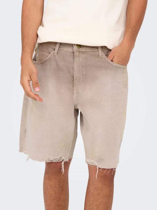Produktbild Only & Sons Gerade geschnitten Mittlere Taille Shorts Jeans-Shorts (M)