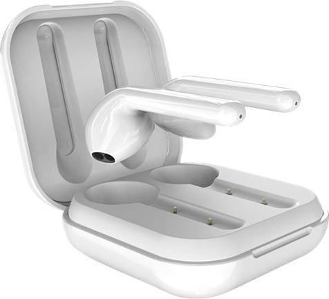 Image du produit Puro Ecouteurs Bluetooth Slim Pod avec base de chargement Blanc
