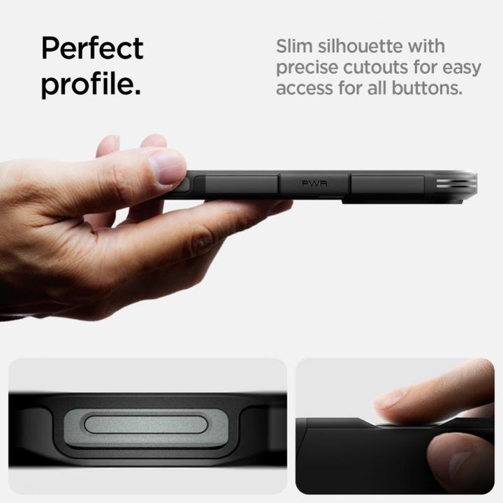 Produktbild Spigen Tough Armor MAG iPhone 16 Pro Max MagSafe czarny/black ACS08013 (Apple iPhone 16 Pro Max)