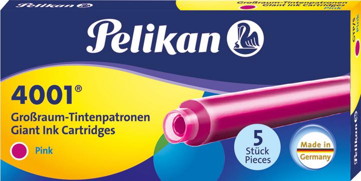 Image du produit Pelikan Cartouche de grande capacité 4001 GTP/5 (cartouches d'encre, Pink)