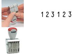 Produktbild Trodat Ziffernstempel, 6-stellig, Abdruckmaáe: 9 x 41 mm