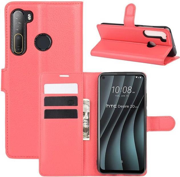 Produktbild MU Classic Litchi Leder Bookcover Series (HTC Desire 20 Pro)