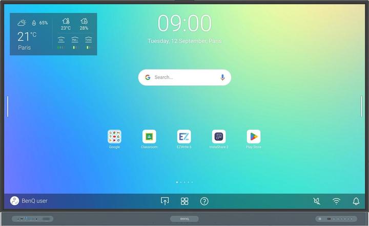 Produktbild BenQ RP8604, 2,18 m (86"), 1895 x 1066 mm, 450 cd/m², 3840 x 2160 Pixel, 4K Ultra HD, IPS (3840 x 2160 Pixel, 86")
