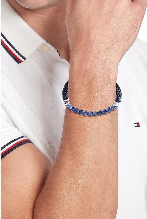 Produktbild Tommy Hilfiger OriginÃ¡lnÃ­ koÅ¾enÃ½ nÃ¡ramek se sodalitem 2790475 (23 cm, Leder)