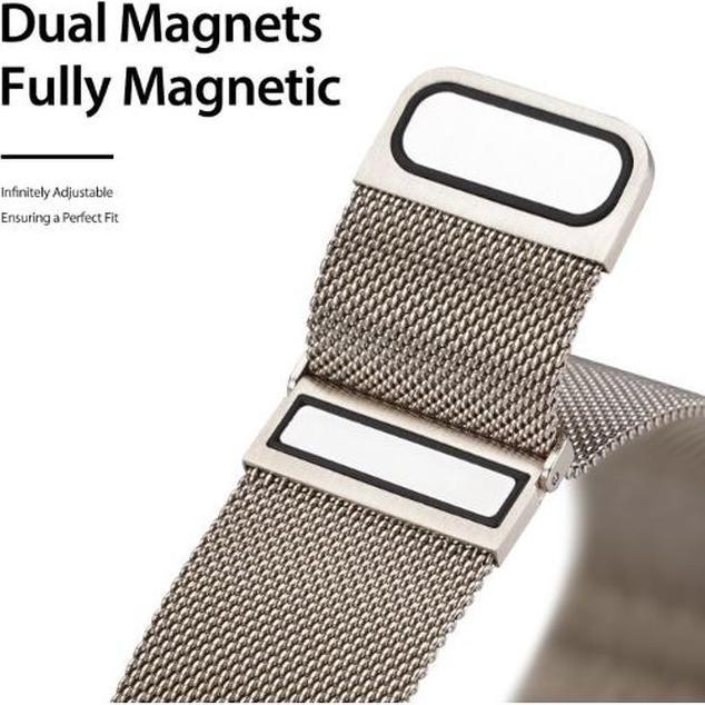 Produktbild Dux Ducis Milanese Series Edelstahl Ersatz Armband (45 mm, 22 mm, Edelstahl)