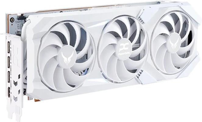 Actual product image Powercolor Radeon RX 9070 XT Red Devil Spectral White - 16GB GDDR6 RAM - Grafikkort (16 GB)