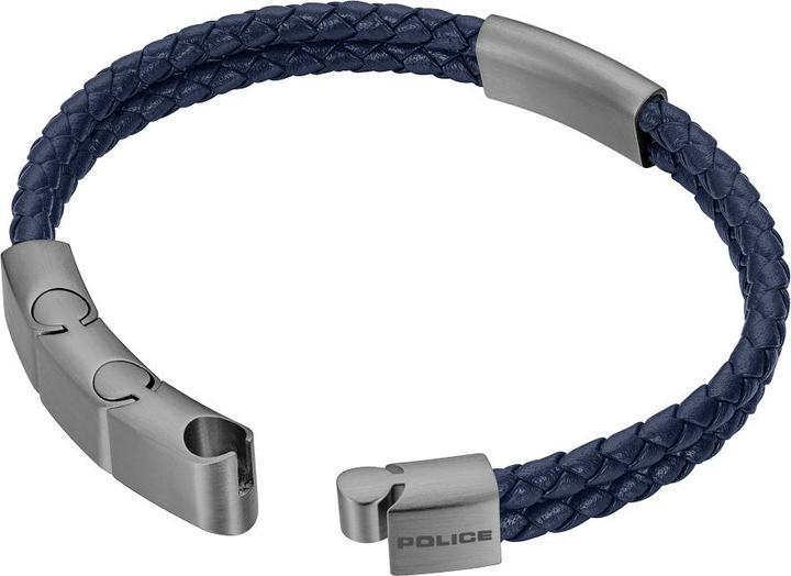 Produktbild Police Parallel Armband (19 cm, Edelstahl, Leder)